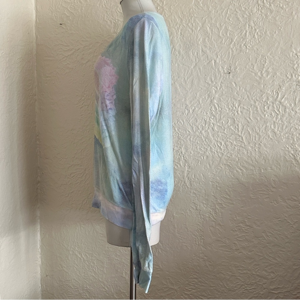 Wildfox Dreaming of Cake Baggy Beach Jumper Pastel Rainbow Cake Pullover Small - Picture 5 of 10